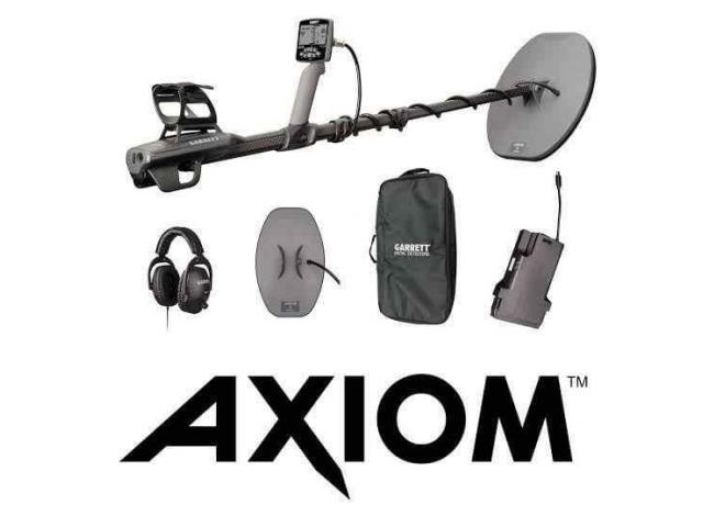 Garrett Axiom Altın Dedektörü 13x11'' DD veya Mono Başlıkla