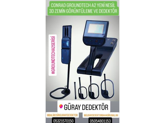 CONRAD GROUNDTECH A2 3D ZEMİN GÖZÜNTÜLEME CİHAZI ve PULSE DEDEKTÖR