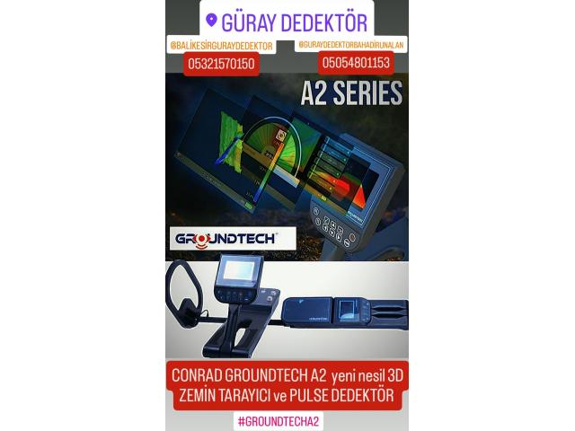 CONRAD GROUNDTECH A2 3D ZEMİN GÖZÜNTÜLEME CİHAZI ve PULSE DEDEKTÖR