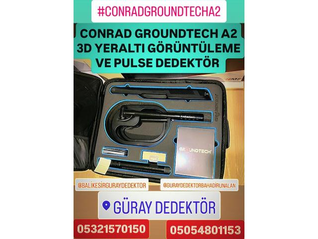 CONRAD GROUNDTECH A2 3D ZEMİN GÖZÜNTÜLEME CİHAZI ve PULSE DEDEKTÖR
