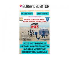 AZİZ K-37 DERİNLİK HESAPLAYABİLEN  ALTIN ARAMA ve DEFİNE DEDEKTÖRÜ